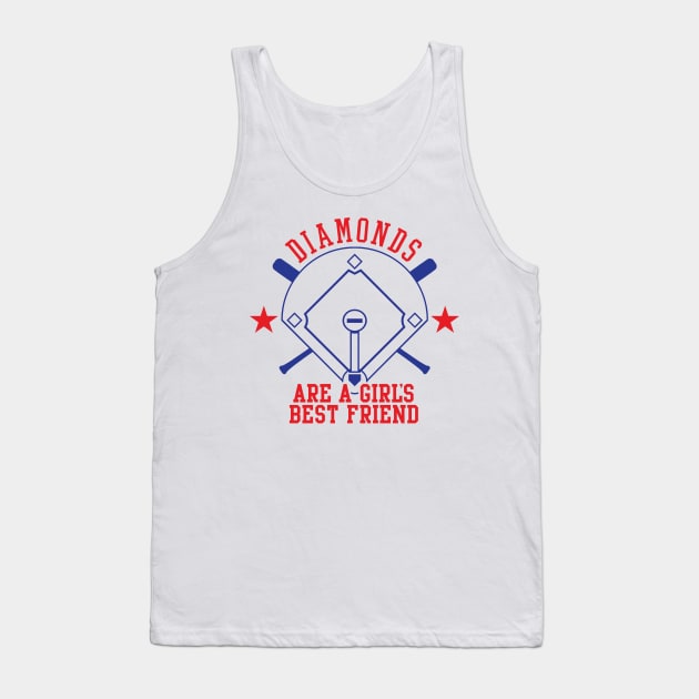 Diamonds are a girl's best friend Tank Top by MindsparkCreative